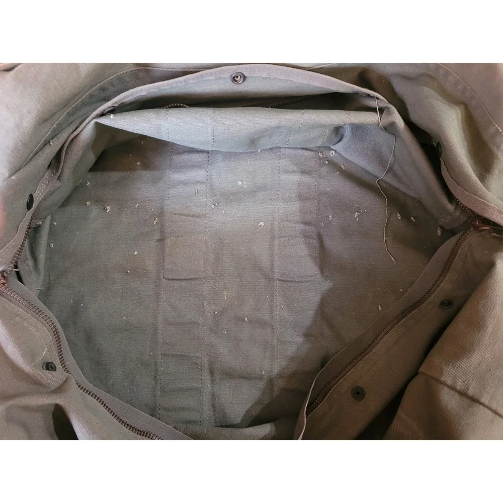 1965 Vietnam Era US Military Canvas Flyers Kit Bag Milcon Prods 21x16x11